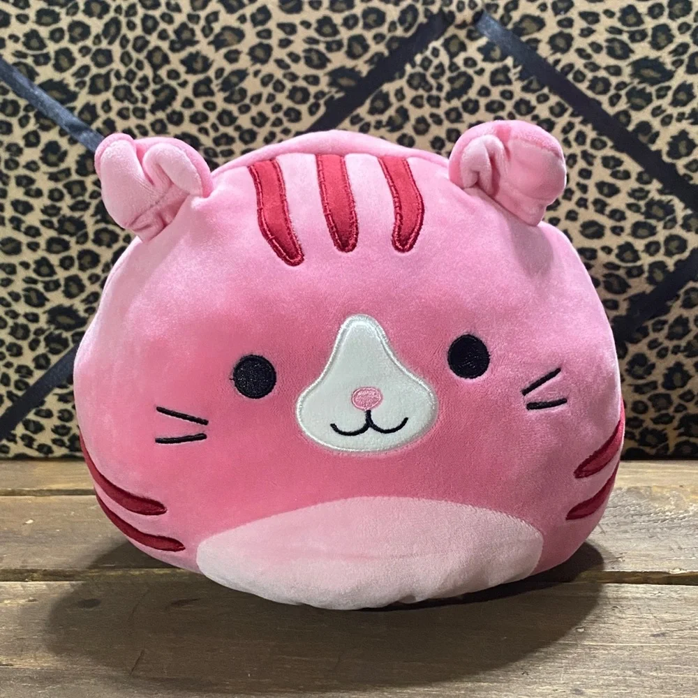 Squishmallows Flip A Mallow Geraldine the Cat & Brock the Bulldog Reversible - Picture 8 of 11